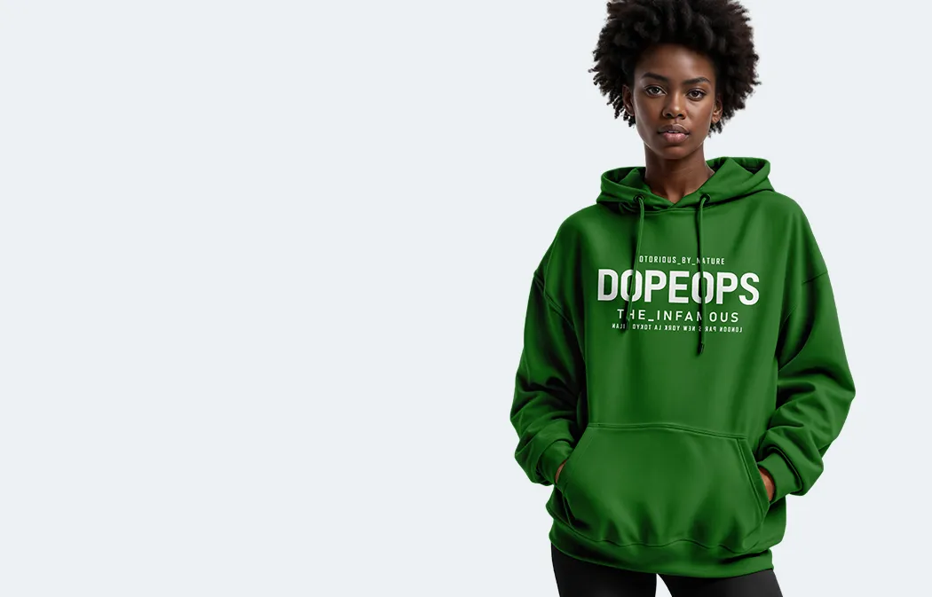 Dopeops Luxury British Womens Hoodies Streetwear Label