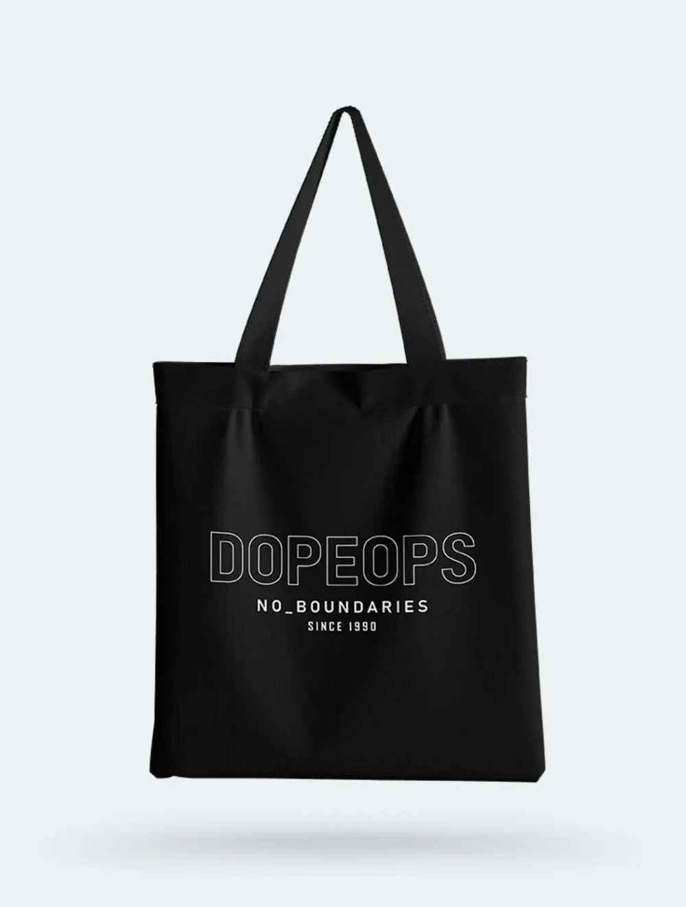 Dopeops Tote Bag Black No Boundaries