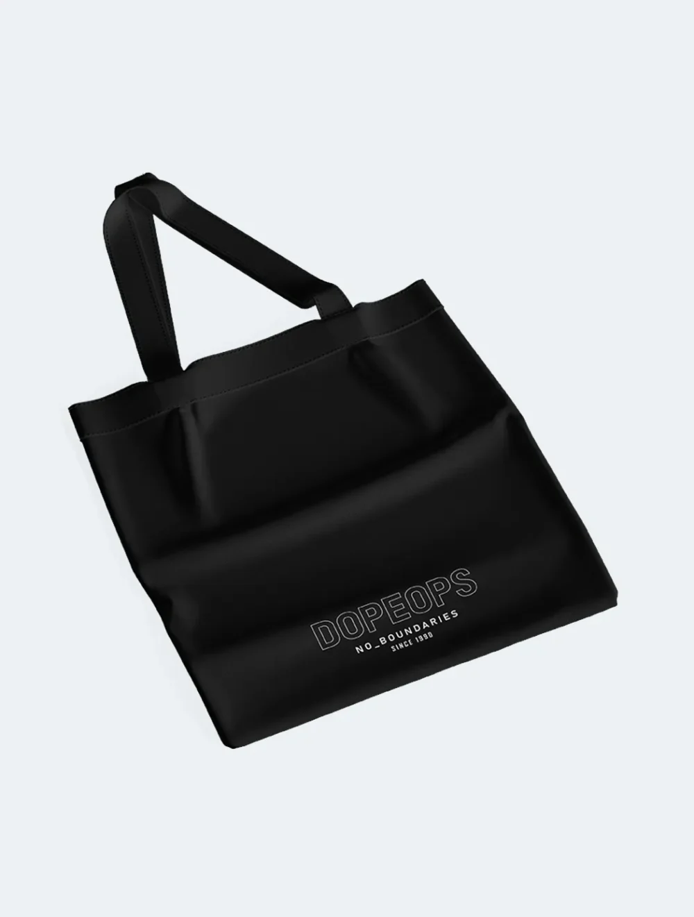 Dopeops Tote Bag Black No Boundaries Small Side View