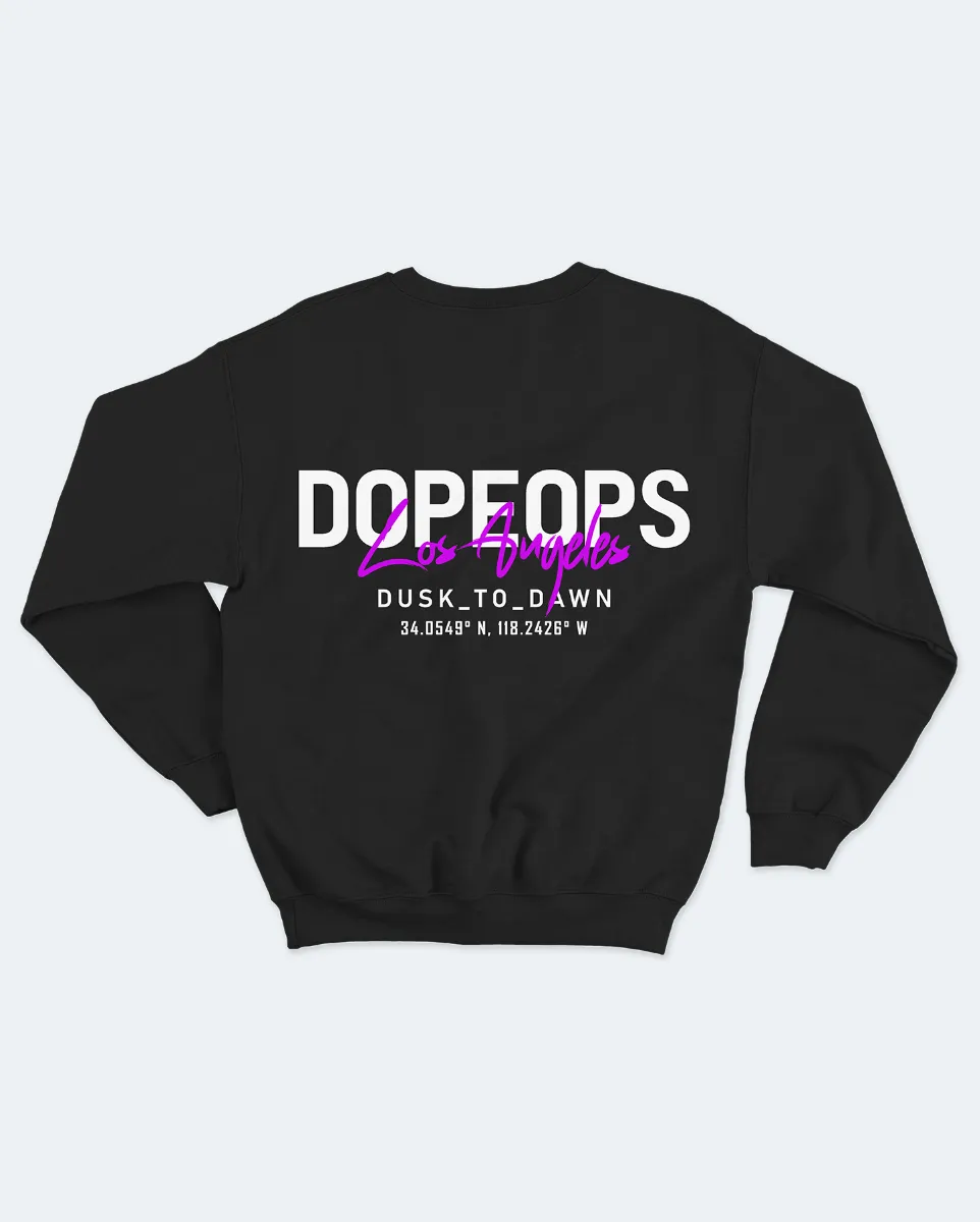 Dopeops Luxury Apparel Brand Dusk to Dawn Collection Mens Sweatshirt (1)