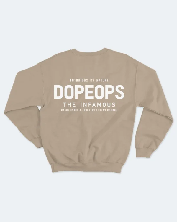 Dopeops Luxury Apparel Brand The Infamous Collection Mens Sweatshirt (2)